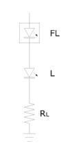 Blinking LED in series with ordinary LED