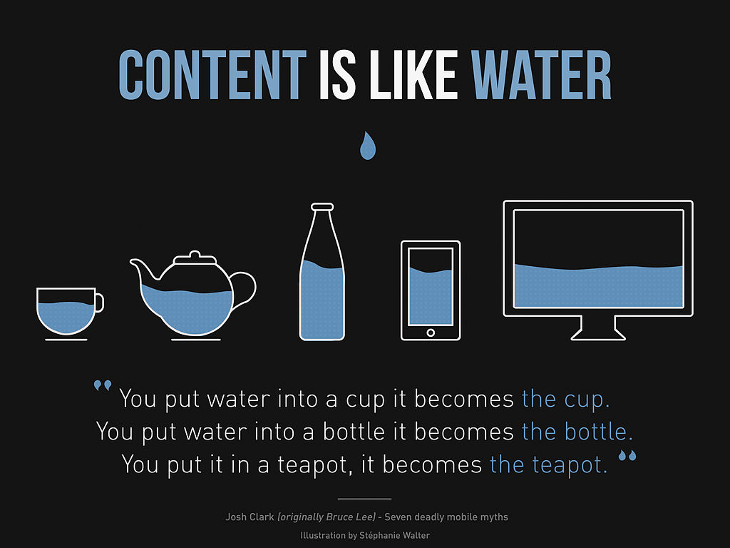 Content is like water by Stéphanie Walter